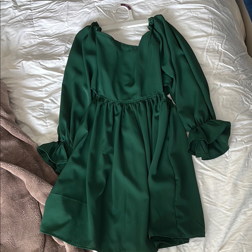 SHEIN Kids Formal Dress in Green